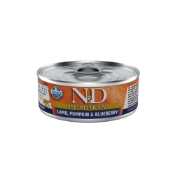 Natural & Delicious Adult Cat Lamb, Pumpkin & Blueberry 70g Wet Tin Food