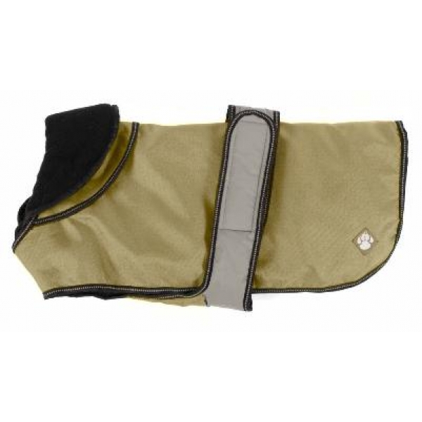 Danish Design 2 in 1 Four Seasons Performance Dog Coat Khaki 50cm 20