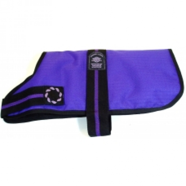 Animate Outhwaite Purple Padded Fashion Lined Dog Coat 26