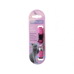 Hem And Boo Kitty & Co Polka Dot Design Reflective Snag Snap Free Cat Collar 3/8” X 8-12” - 1.0cm X 20-30cm Mixed Colours