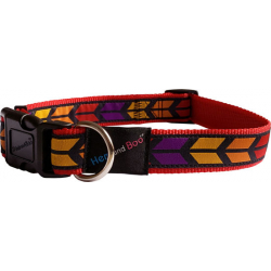 Chevrons Brights Adjustable Collar 1/2 Inch X 10 - 14 Inch (1.2 X 25 - 35cm) Hem & Boo