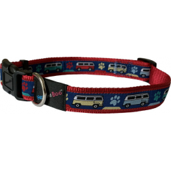 Camper Van Classic Adjustable Collar 1" X 18 - 24" (25mm 40 - 60cm) Hem & Boo