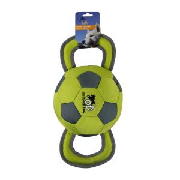 All For Paws Outdoor Dog Handle Ballistic Soccer Ball