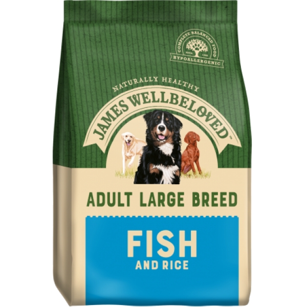James Wellbeloved Adult Large Breed Dog Fish And Rice 15kg
