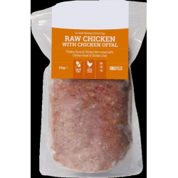 Pets Pantry Chicken With Chicken Offal 1kg Frozen Raw Dog Food