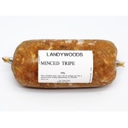 Landywoods Minced Tripe 454g Raw Frozen Dog Food