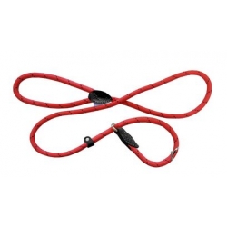 Dog & Co Mountain Rope Slip Lead Red With Black 150cm Hem & Boo