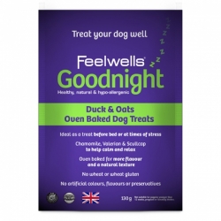 Feelwell's Benefits Duck & Oat Treats Goodnight 130g