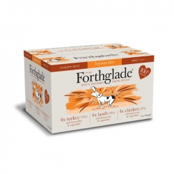 Forthglade Complete Adult Multi 12 Pack 395g Turkey Chicken Lamb