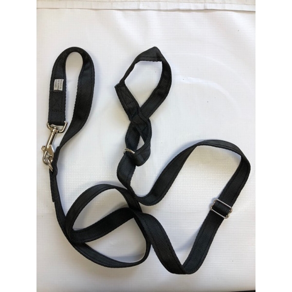 Gencon All In 1 Black Extra Wide Clip To Collar Head Collar And Lead