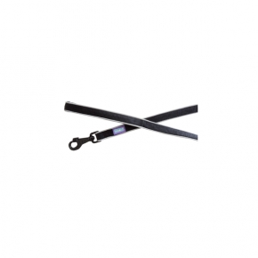 Hem And Boo Reflective & Padded Nylon Lead 1” X 48” (2.5 X 120cm) Black