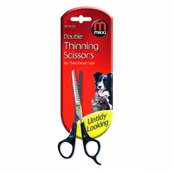 Mikki Double Thinning Scissors Coarse Dense Coat