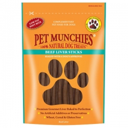 Pet Munchies Beef Liver Sticks 90g