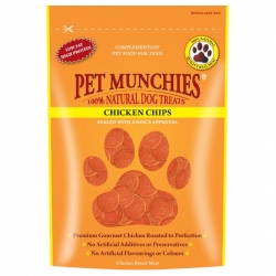 Pet munchies chicken chips 100g