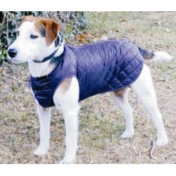 Cosipet 12" - 30cm Navy Blue Quilted Step In Dog Coat