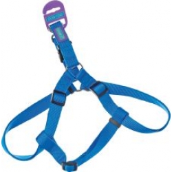 Dog & Co Blue Nylon Harness 3/4 Inch X 30 Inch (1.9 X 76cm) Hem & Boo