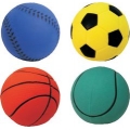 Assorted Sports Ball 2.5" Floaties Dog Toy My Pet 