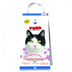 Pura Ultra Clumping Cat Litter Baby Powder 5 Litre.