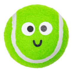 Dog Life Christmas 3 Smiley Sprout Tennis Balls